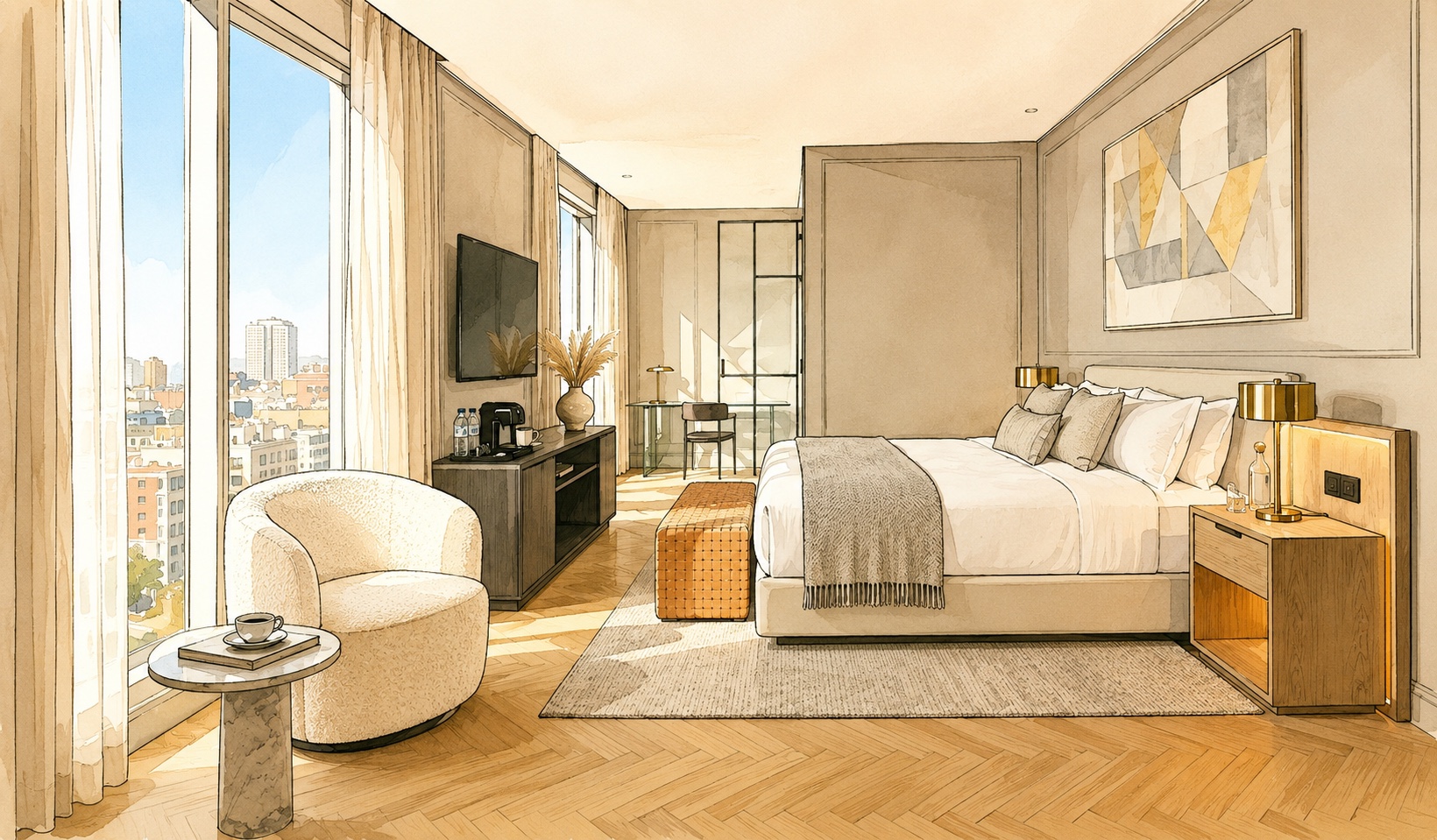 Bloom in 21 private suite